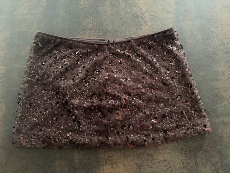 Bershka Glitzer Minirock Gr. S EU -Perfekt für den Sommer