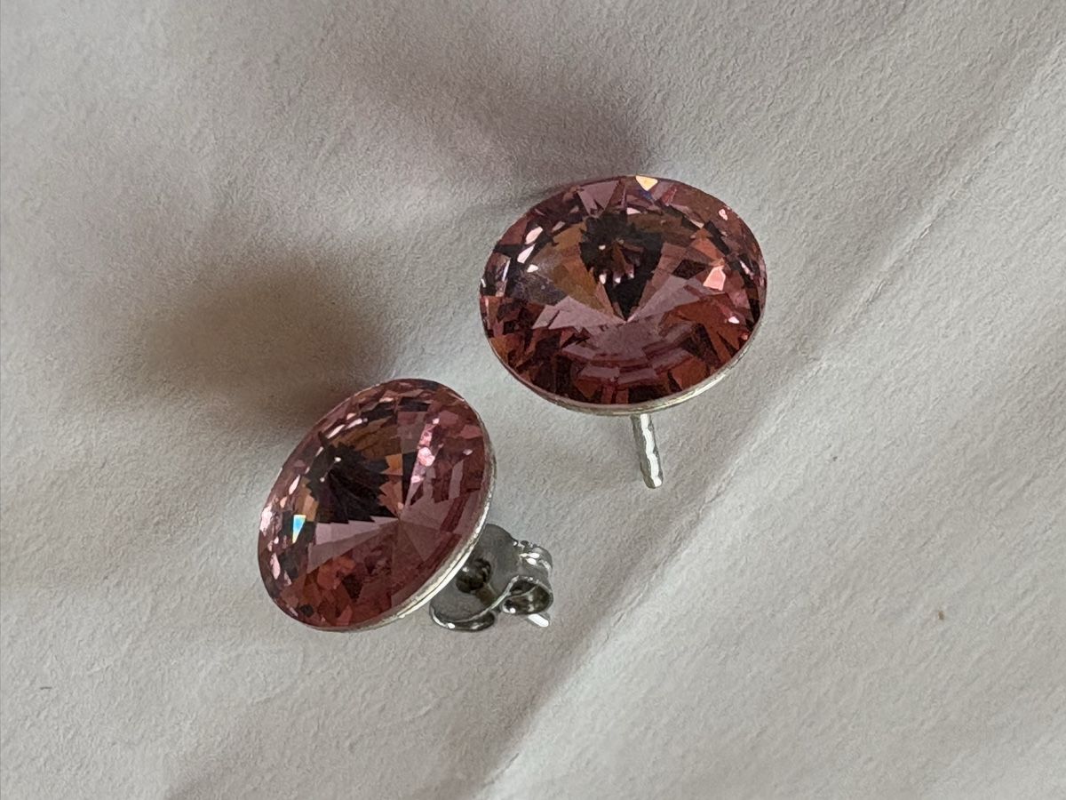 Orecchini pendenti & Orecchini a lobo: Ohrstecker Strass Rosa / Modeschmuck – Usato da Rümlang venduto da baselsale1 1