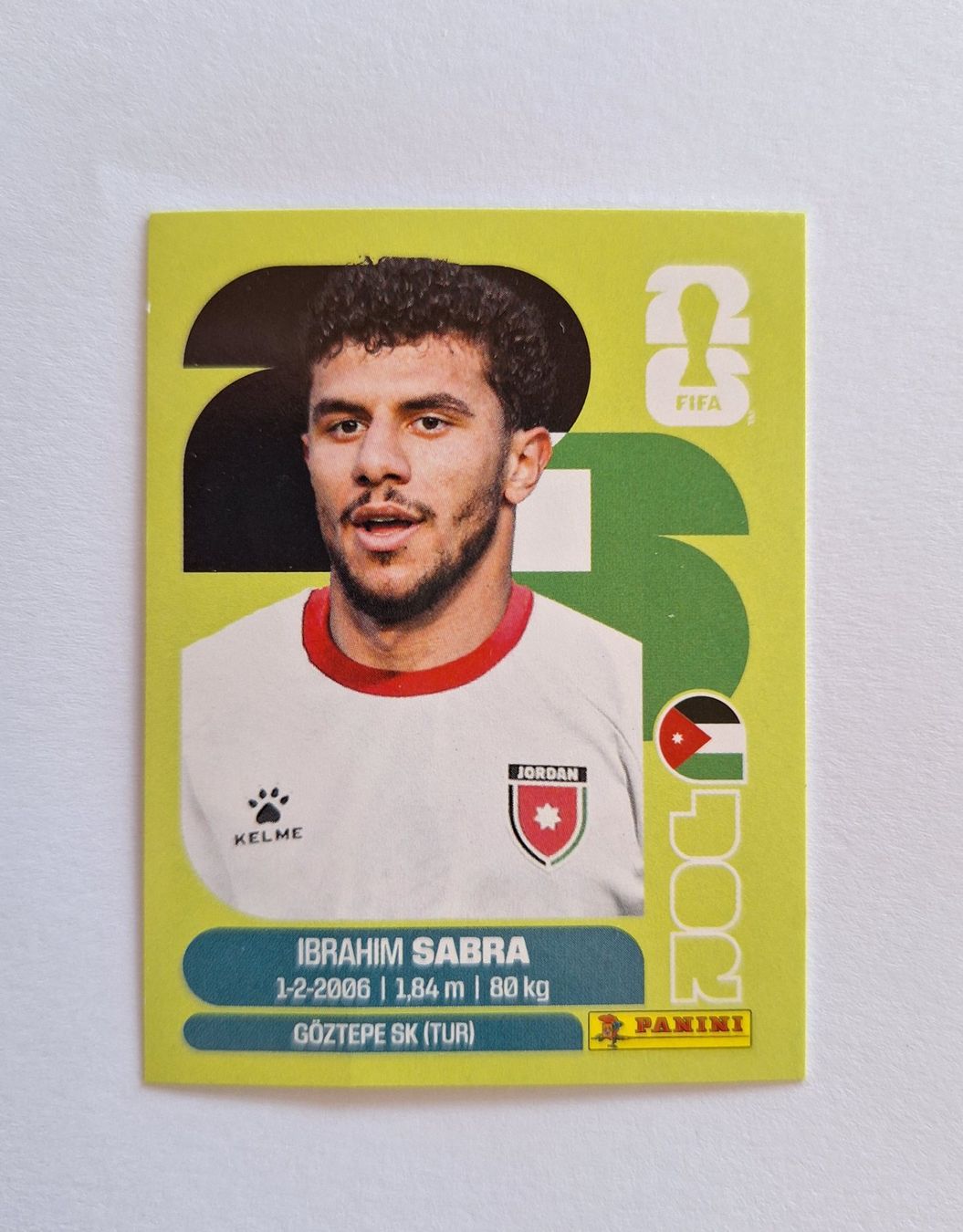 Panini Carte collezionabili: Panini Ibrahim Sabra JOR 20 – Nuovo (secondo la descrizione) da Romanens venduto da Crocette