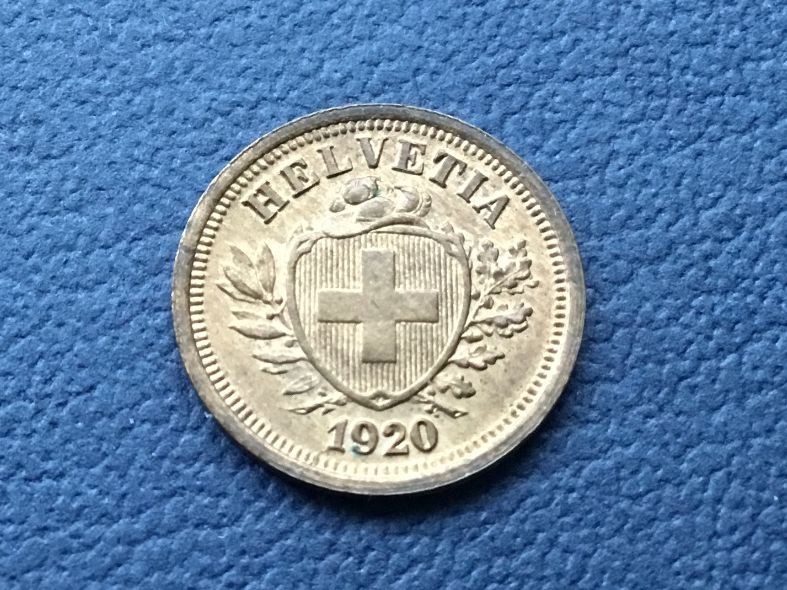 Tutti le monete: 1 Rappen 1920 VZ ++ – Usato da St. Margrethen SG venduto da alfapeugeot10 2