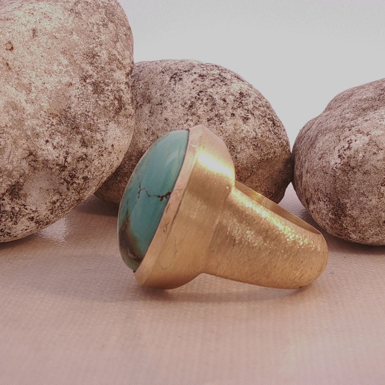 Olga Ribler Ringe: Statement Silber Ring 925 mit Türkise Grösse 53 – Neu (gemäss Beschreibung) aus Luzern von Schmuckoutlet 8