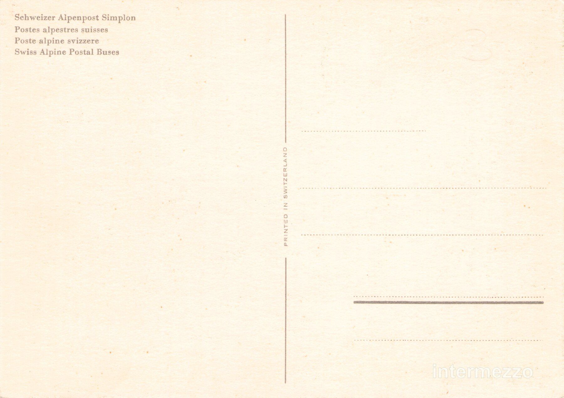 Cartoline postali: Postauto // Simplon-Pass // Altes Postauto FBW C40U – Usato da Basel venduto da intermezzo12 1