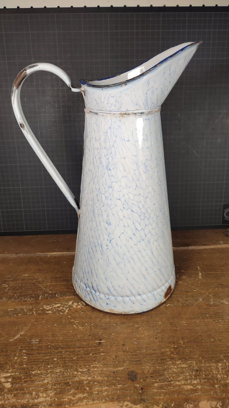 Caraffe: Wunderschöne Antike Kanne EMAILLIERT – Usato da Gelterkinden venduto da MYSTOREFORYOU4460 1