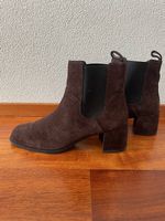 Neu Wildleder Stiefelette Gr.38, braun