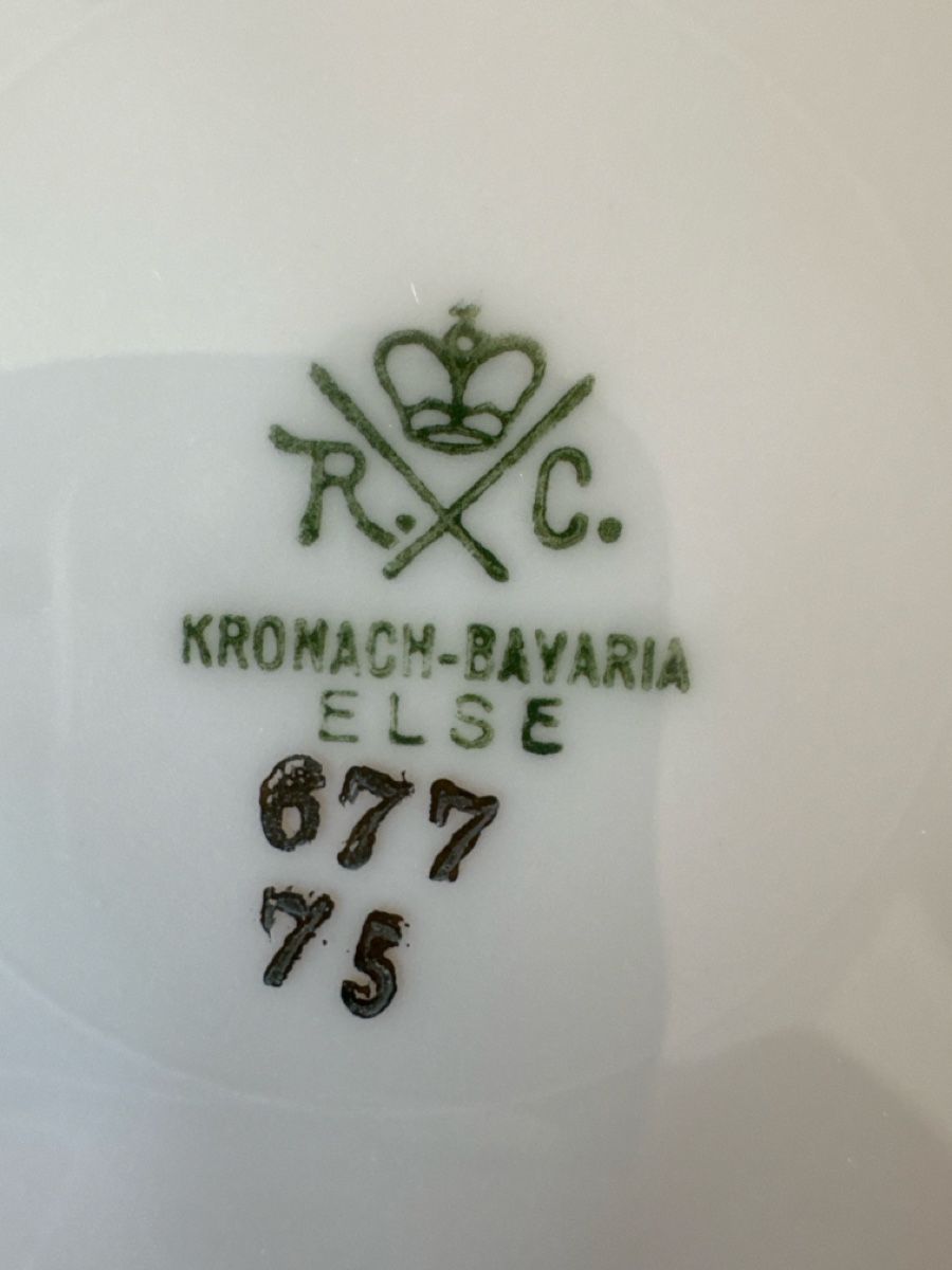 Geschirrsets: Kaffeetasse und Frühstückteller Kronach Bavaria Else – Gebraucht aus Zürich von Sigeli03 2