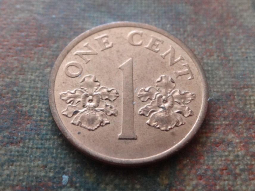 Toutes les monnaies: SINGAPOUR  1  Cent  1995 – D'occasion à Romanel-sur-Lausanne par Swift13 1