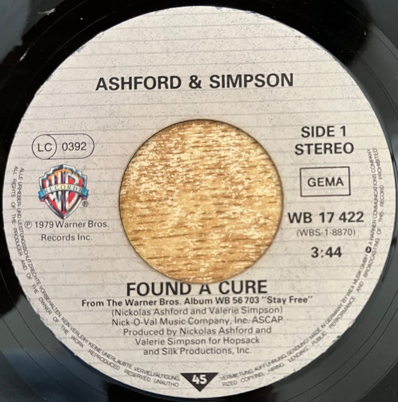 Dischi in vinile: ASHFORD & SIMPSON - FOUND A CURE – Usato da Bussigny venduto da vinyl-pas-cher 2