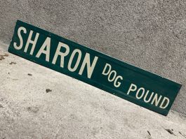 Sharon dog pound usa Strassenschild