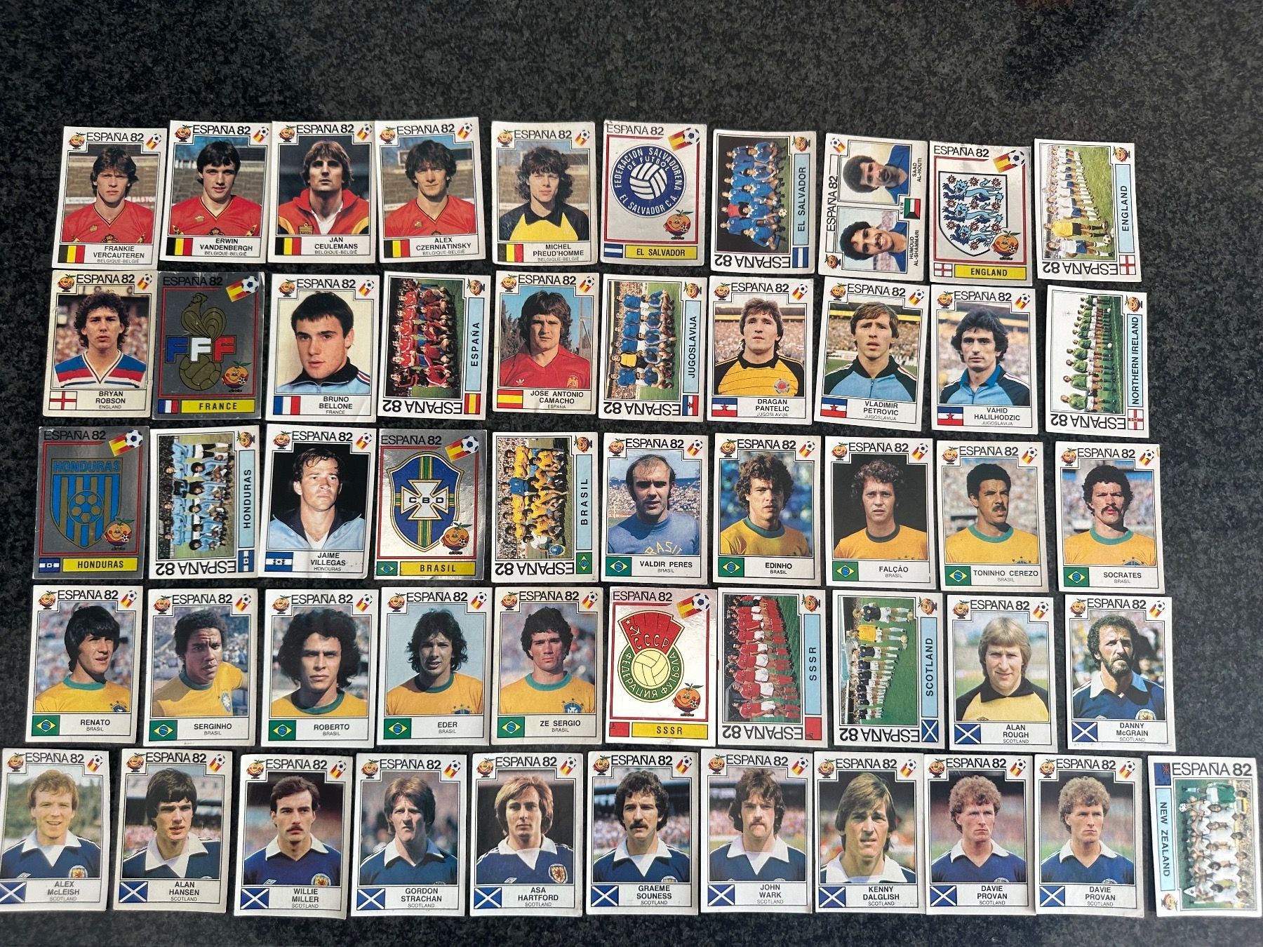 Panini Sammelbilder & Trading cards: Stickers Bilder Figurine Panini ESPANA 82 – Gebraucht aus Arbedo von  1
