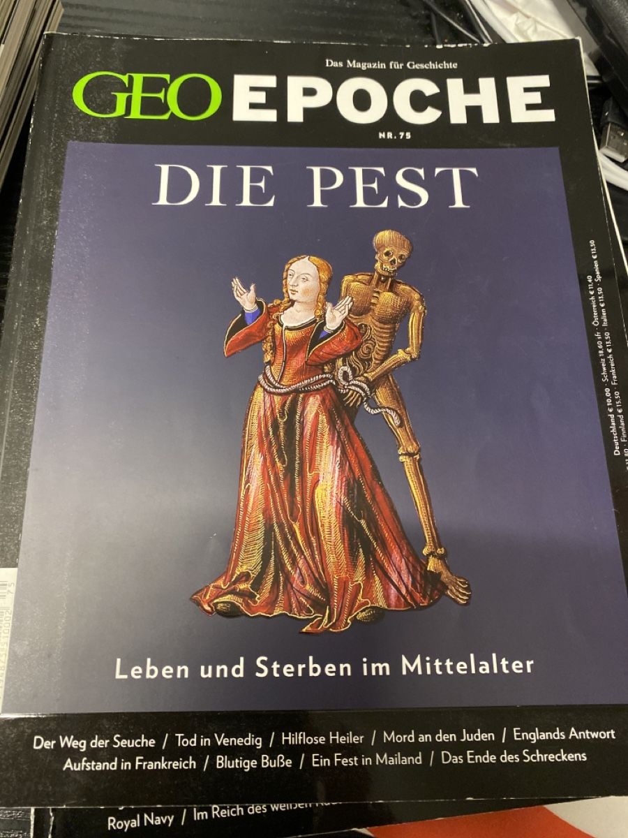 Riviste & Magazine: Geo Epoche: Die Pest – Usato da Erlinsbach SO venduto da Silverstorm