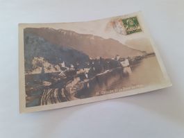 CHILLON et la DENT du MIDI - MONTREUX - 1927 - A. SCHENK