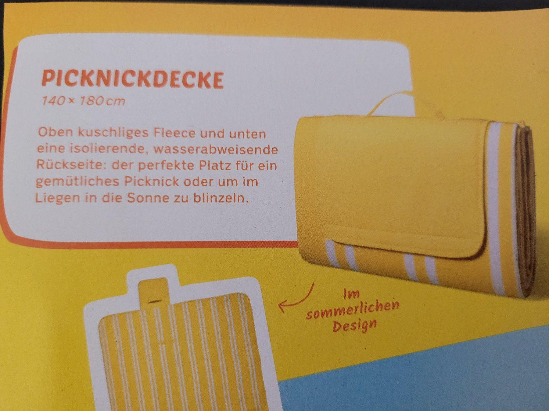 Coop Raccolte di bollini & punti: Coop Summer Time Picknickdecke – Nuovo e nell'imballaggio originale da Luzern venduto da Iorek_Byrnison