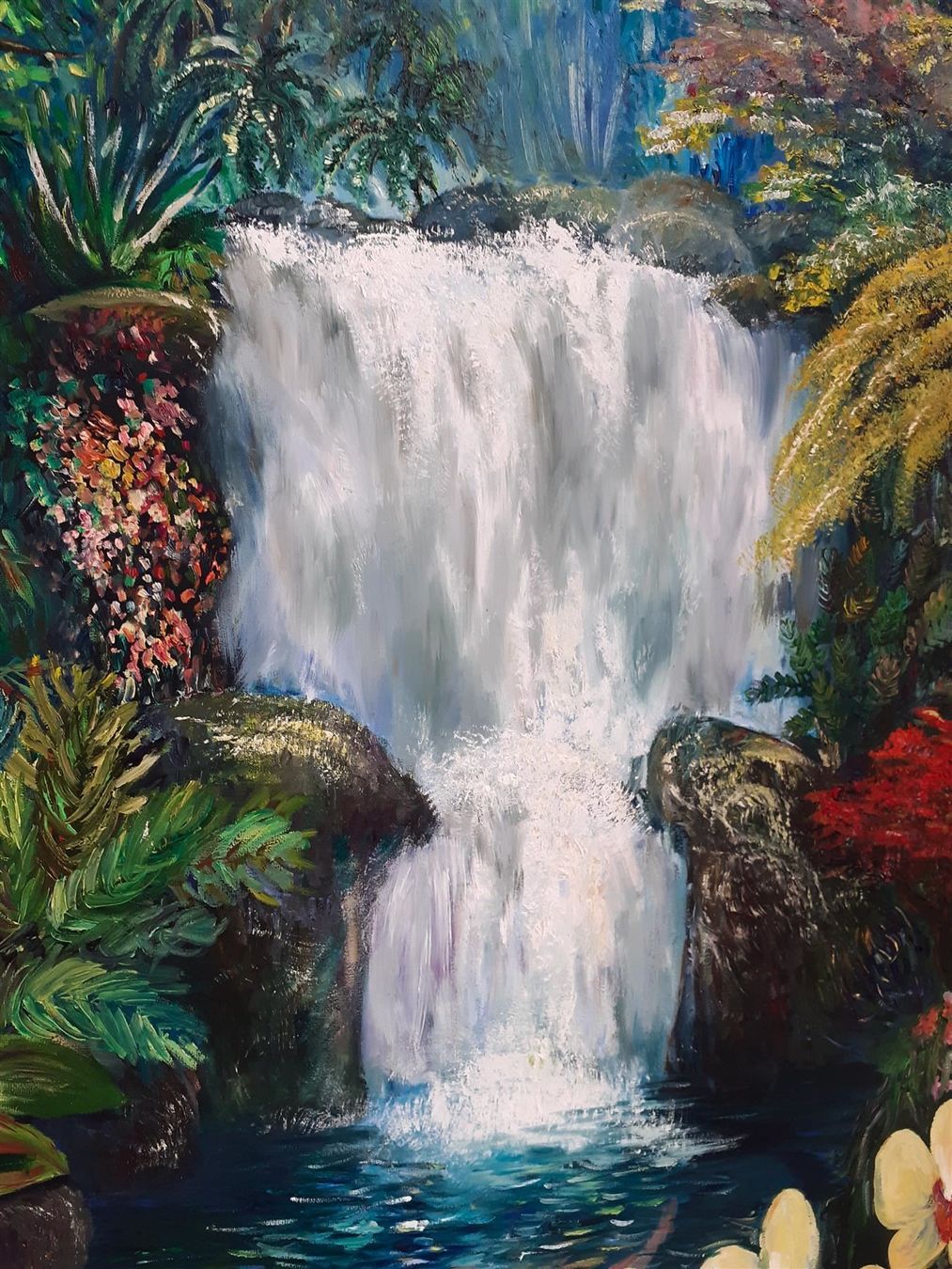 Dipinti: Der Wasserfall, Öl auf Leinwand – Nuovo e nell'imballaggio originale da Meggen venduto da Nica_Arts 5