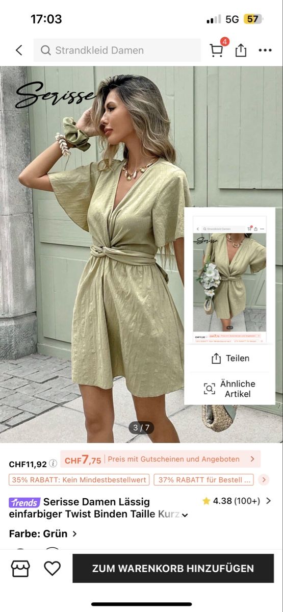 Shein Robes: Shein Kleid Gr. S – Neuf (Voir description) à Fraubrunnen par alne777 1