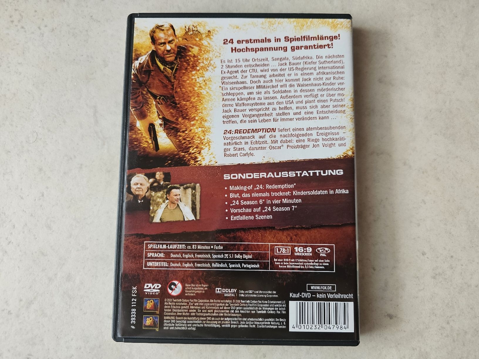 Alle DVDs: 24 Redemption – Gebraucht aus Schneisingen von backstore24 1