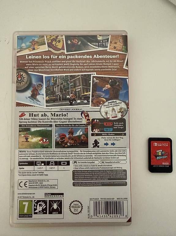 Nintendo Spiele: Super Mario Odyssey Nintendo Switch – Gebraucht aus Uetikon am See von CarlosN01 1