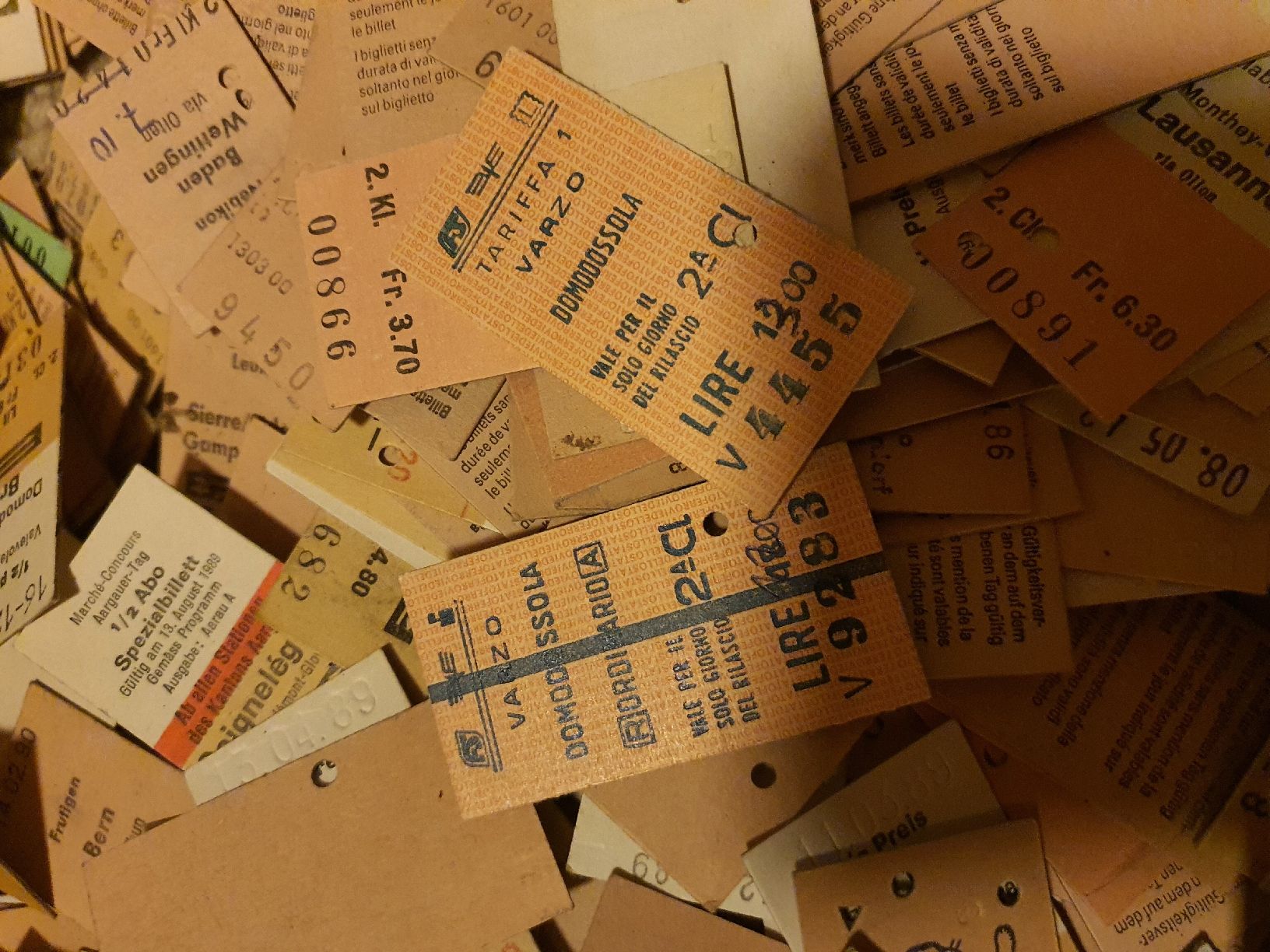 Banknoten: SBB Karton billet CFF billets en carton – Gebraucht aus Lavey-Village von Lofoten93 5