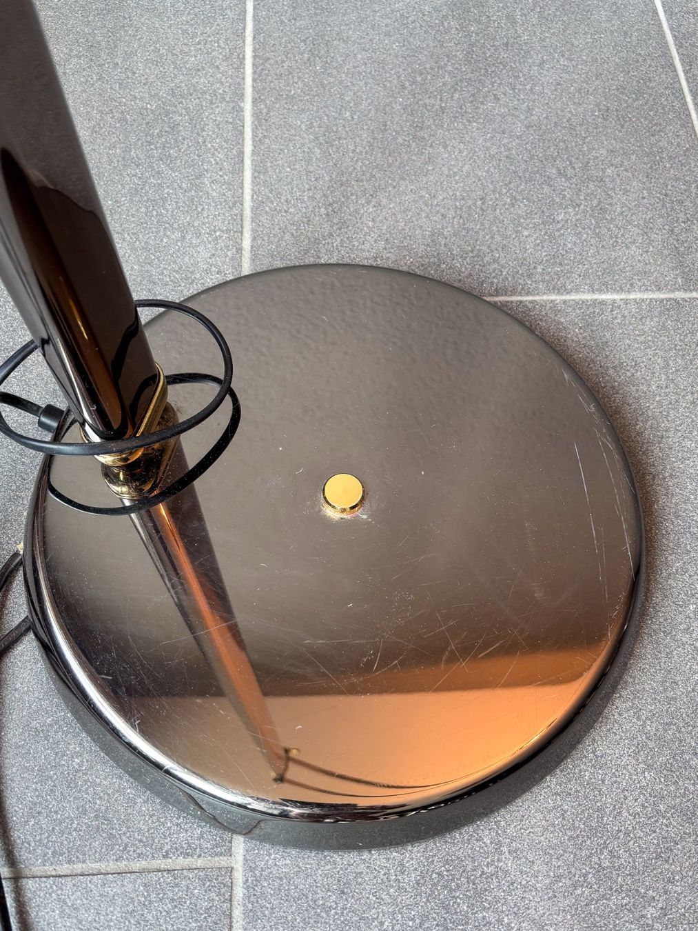 Pfister Lampade: LACRI Steh-/Bogen-Lampe, metall, mit Dimmer – Usato da Freienbach venduto da Mapkyc 5