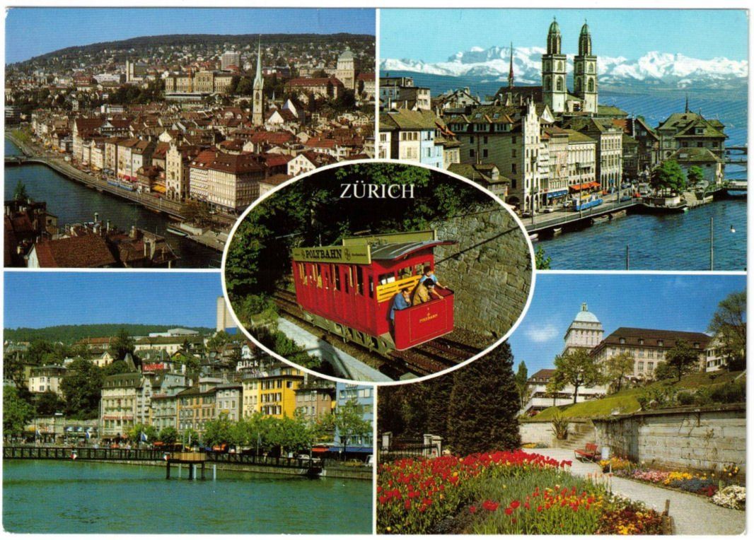 Cartes postales: Zürich - 5 Bild AK – D'occasion à Binningen par Mountainrider
