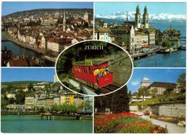 Zürich - 5 Bild AK