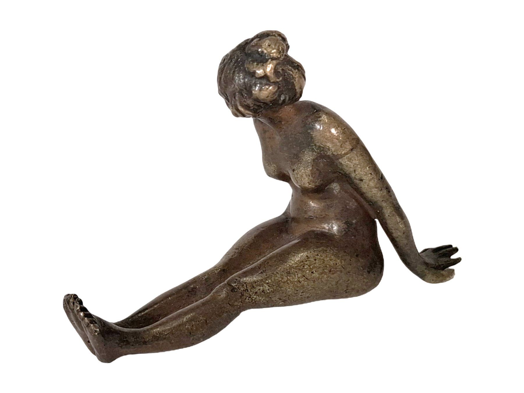 Sculture & Statue: Bronzefigur sitzende Dame – Usato da Wil SG venduto da Restwert_Wil 1