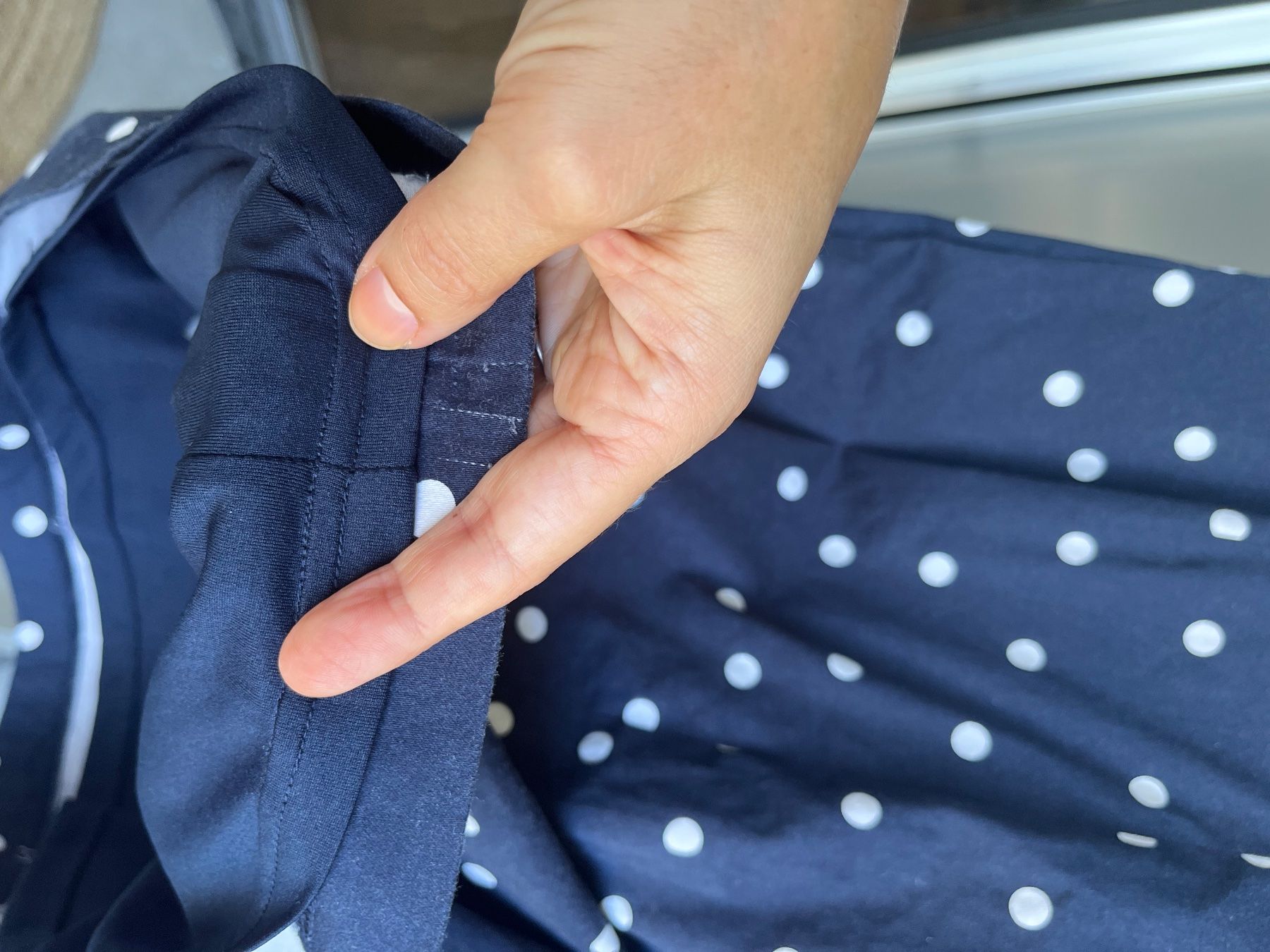 Robes: Baumwolle Kleid blau mit Pünkten M – D'occasion à Zürich par maral787 4
