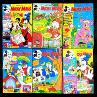 6 unversehrte Micky Maus Sammler Magazine, ‘92-94, top!!!