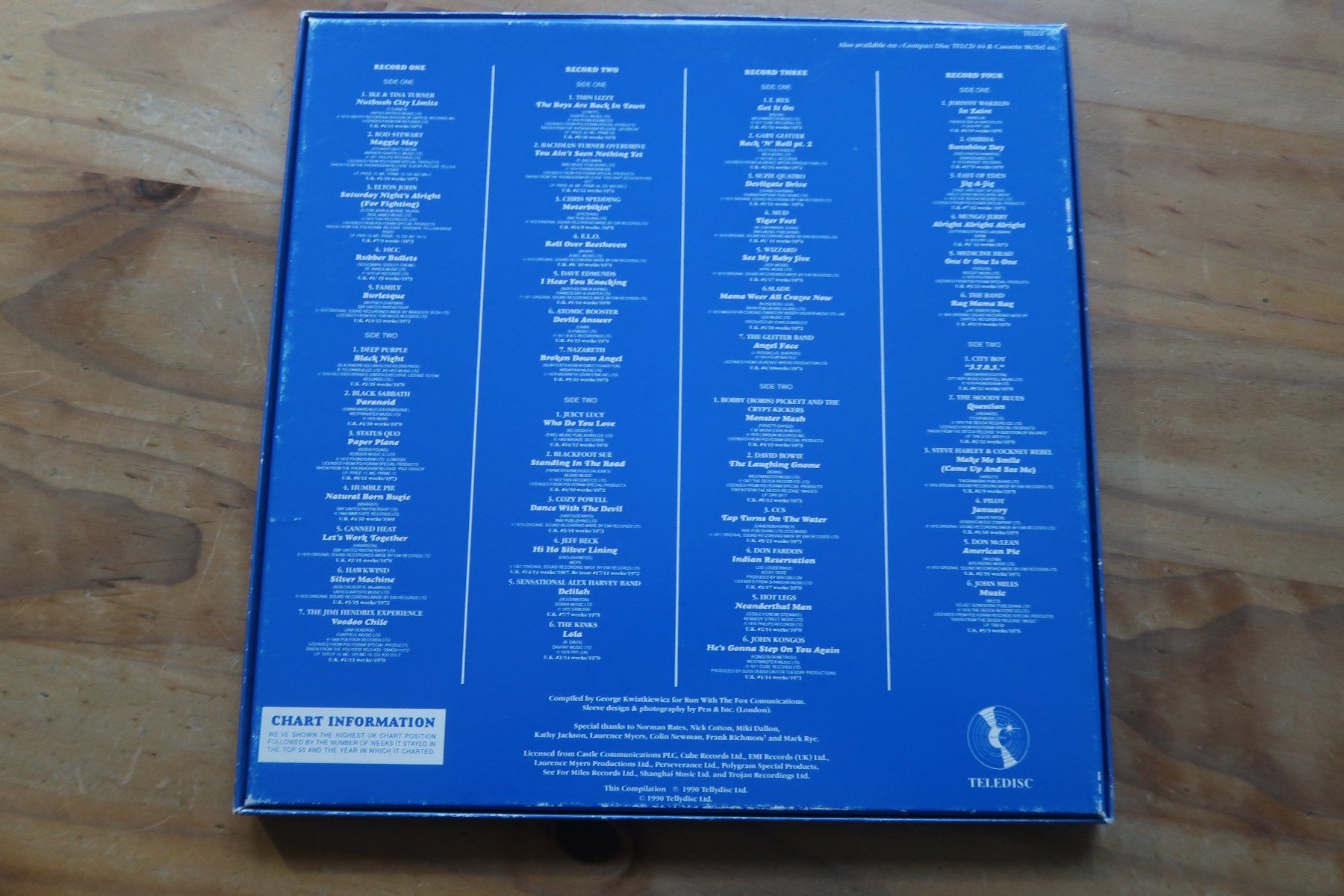 Schallplatten: BACK IN TIME - THE SOUND OF THE SEVENTIES - 4x LP BOXSET – Gebraucht aus Basel von Patiscat 2
