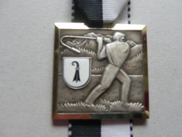 Medaille Hornussen Kanton Basel Stadt Jahr 1985 Auszeichnung