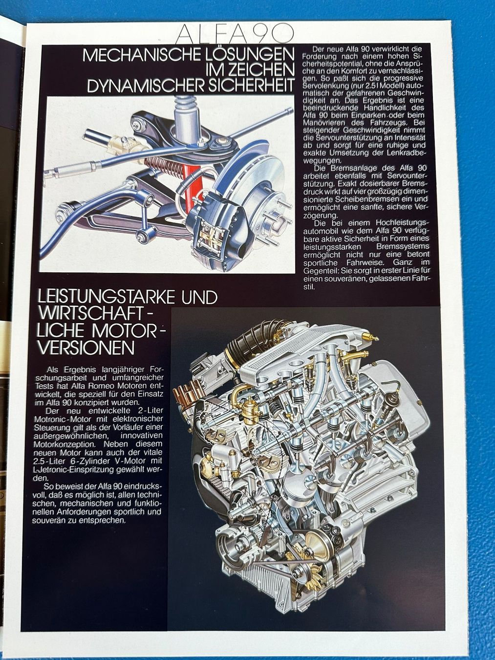 Alfa Romeo Documenti: Prospekt  Alfa  90 – Usato da Boswil venduto da pavo1 2