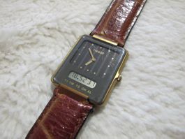 Tissot Two Timer Analog-Digital Läuft Genau Vintage 80er Jah