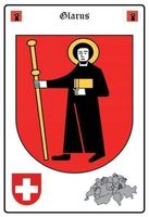 Blechschild-WAPPEN GLARUS