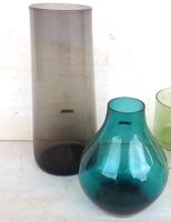2 Sarner Kristallglas Kristall Vintage Mid Century Vase