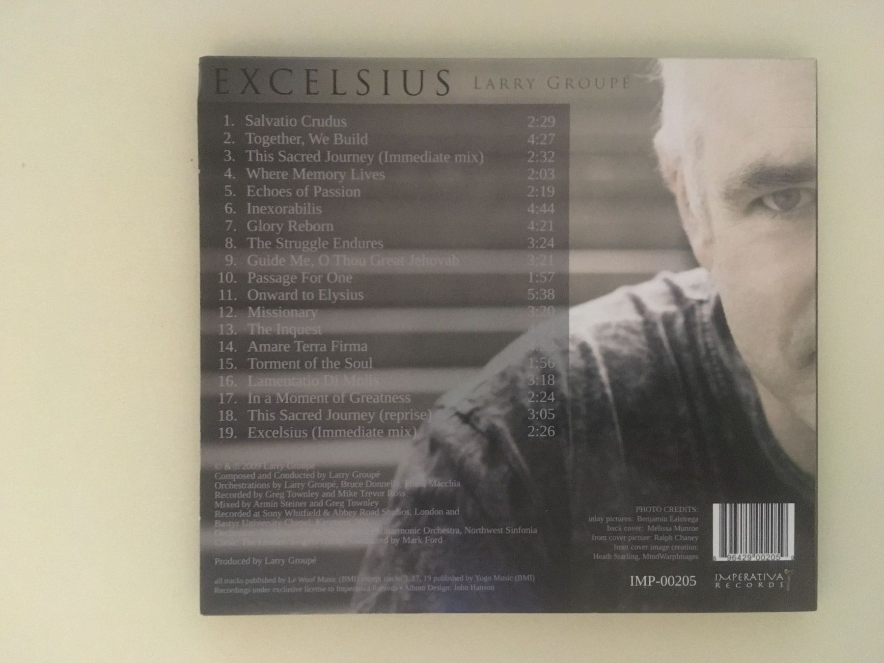 CD: Larry Groupe - Excelsius - Epic - Soundtrack – Usato da Rüti ZH venduto da Ochello 1