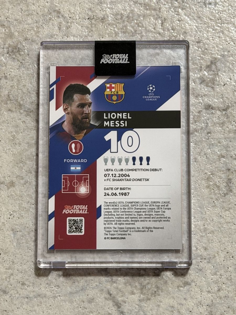 Topps Carte collezionabili: Lionel Messi 25/25 - Topps – Nuovo (secondo la descrizione) da Kaiseraugst venduto da 420n 1