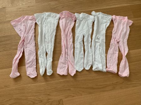 4 Strumpfhosen & 2 Leggings Gr. 62/68