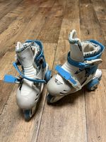 Rollschuhe Moov'ngo verstellbar weiss blau gebraucht