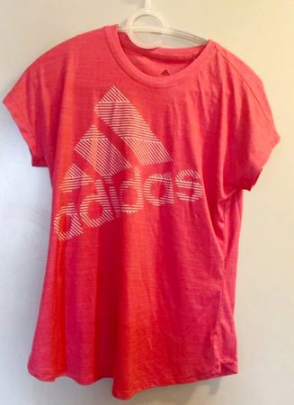 Adidas Shirt Damen, rot-pink, Grösse M, Ideal für Sport, Top