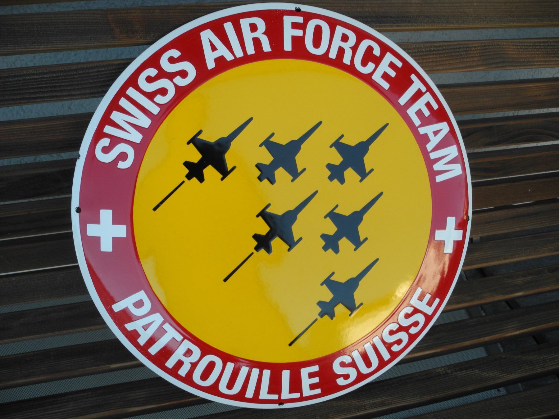 Insegne: PATROUILLE SUISSE EMAILSCHILD – Nuovo (secondo la descrizione) da Reinach AG venduto da Huckleberrysix 3