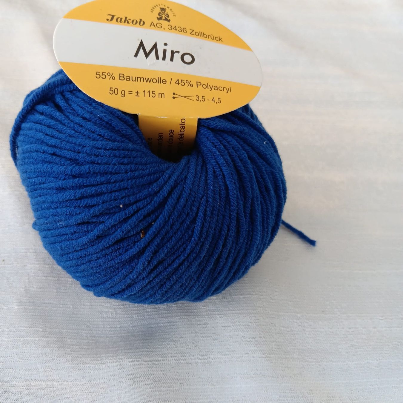 Lana: *** Strickwolle *** 55 % Baumwolle – Nuovo e nell'imballaggio originale da Niederuzwil venduto da LaBambola 1
