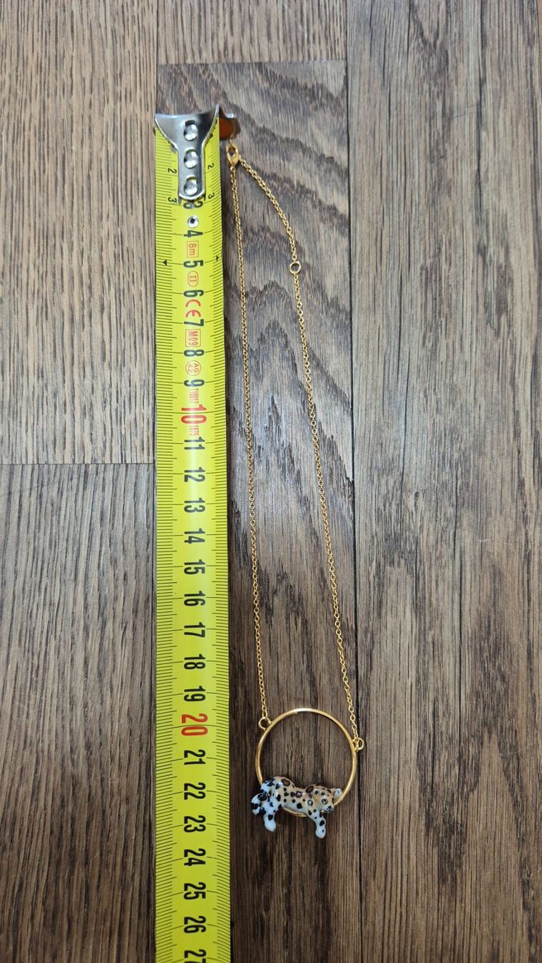Catenine: NACH Leopard ceramic necklace – Usato da Zürich venduto da monadiederich 4