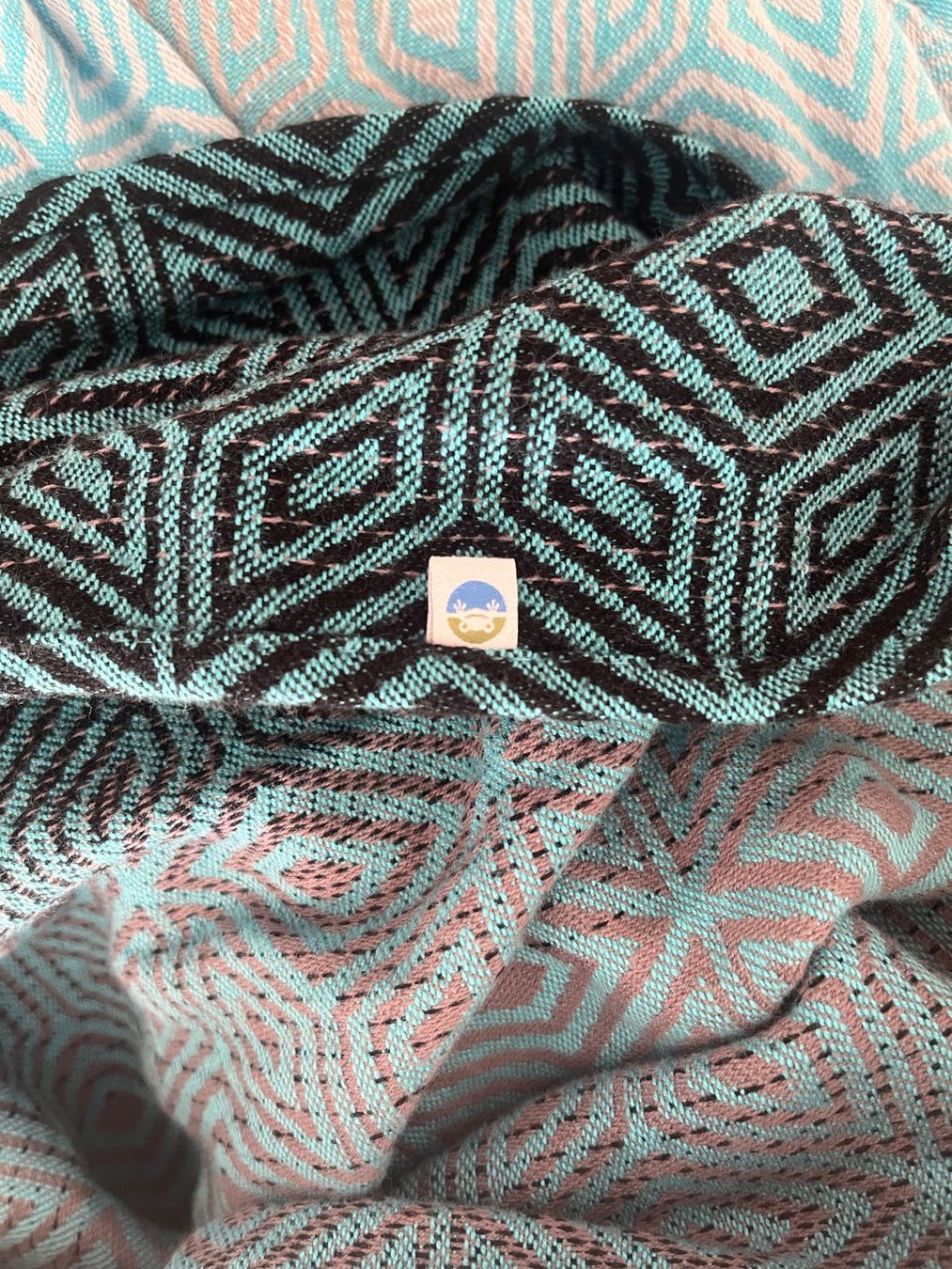 Foulards & écharpes: Écharpe de portage Littlefrog bleue – D'occasion à Estavayer-le-Lac par stelina13 3