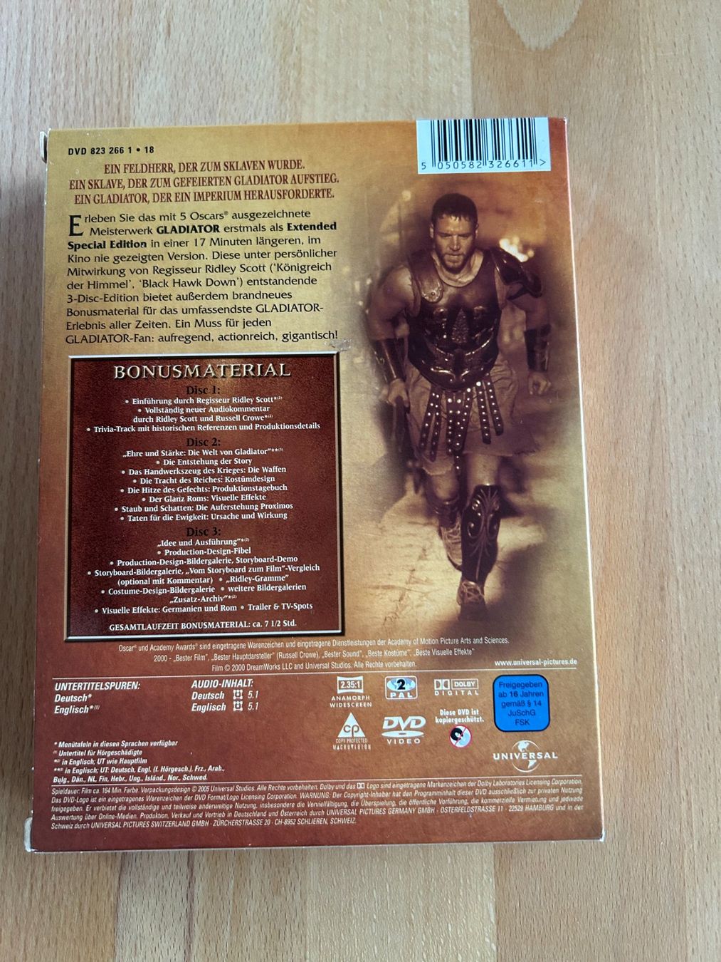 Tutti i DVDs: Gladiator (2000) - Extended Special Edition – Usato da Bubikon venduto da cinerama01 1