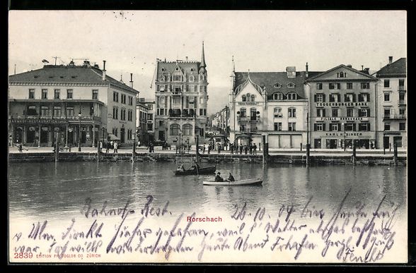 Cartes postales: Rorschach, Uferpartie mit Toggenburger B – D'occasion à Berlin par bartko-reher