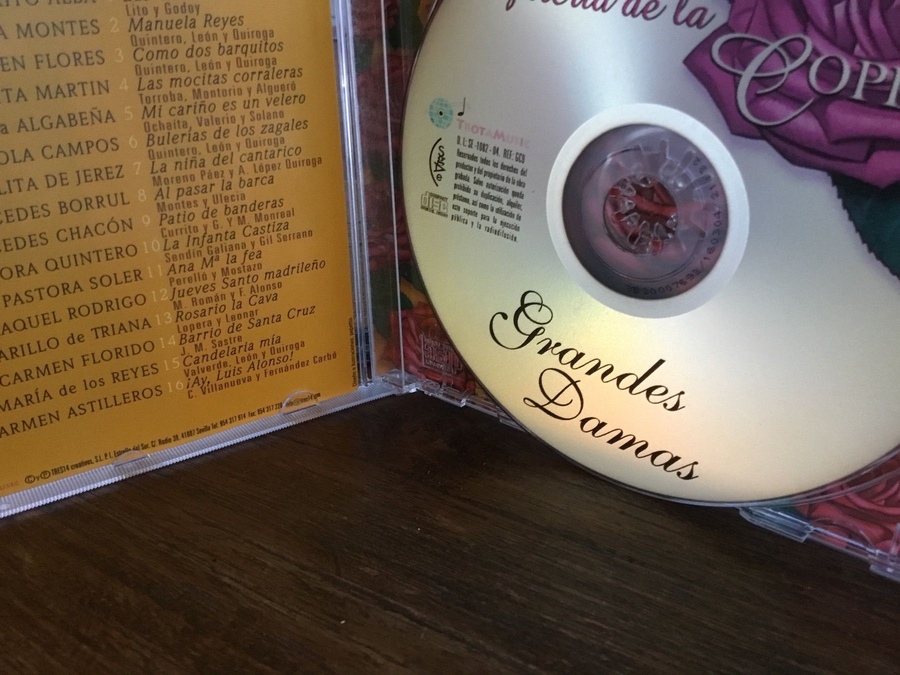 CD: Galeria de la Copla  Grandes Dams – Usato da Thierachern venduto da sweden08 2
