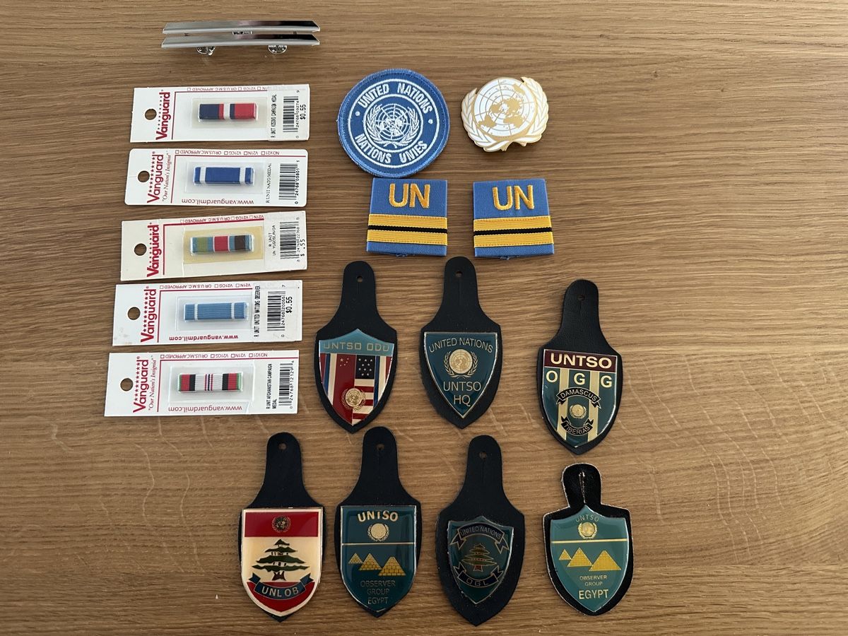 Placchette & Badge: Militär Abzeichen UNO – Usato da Stansstad venduto da Dalmatinerhjf
