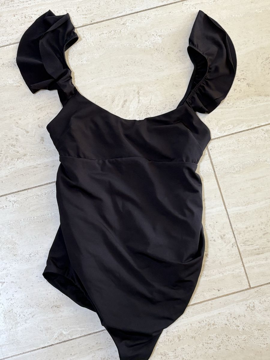 Asos Costumi da bagno & Bikini: Schwarzer Umstands-Badeanzug Grösse S von Asos – Usato da Blumenstein venduto da JeanineTamara
