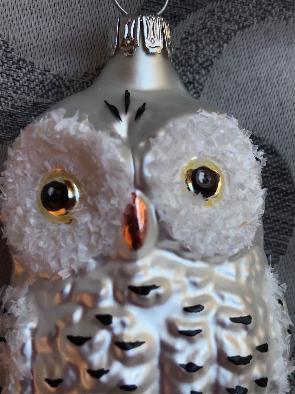 Tutte le decorazioni: Eule Schneeeule Vogel  aus Lauscha Christbaumschmuck – Nuovo e nell'imballaggio originale da Alpnach Dorf venduto da marvo 1
