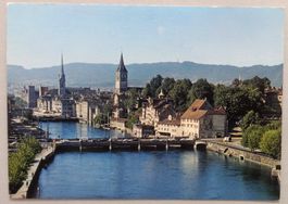 Zürich mit Fraumünster und St. Peterskirche