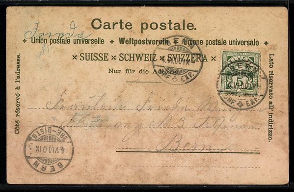 Cartes postales: Litho Bern, Warenhaus Loeb mit Brunnen u – D'occasion à Berlin par bartko-reher 1